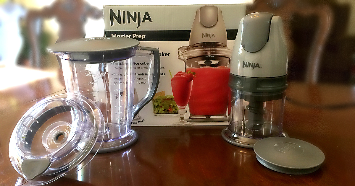 Ninja Master Prep is the perfect keto gadget - Pictured here with the box and most attachments