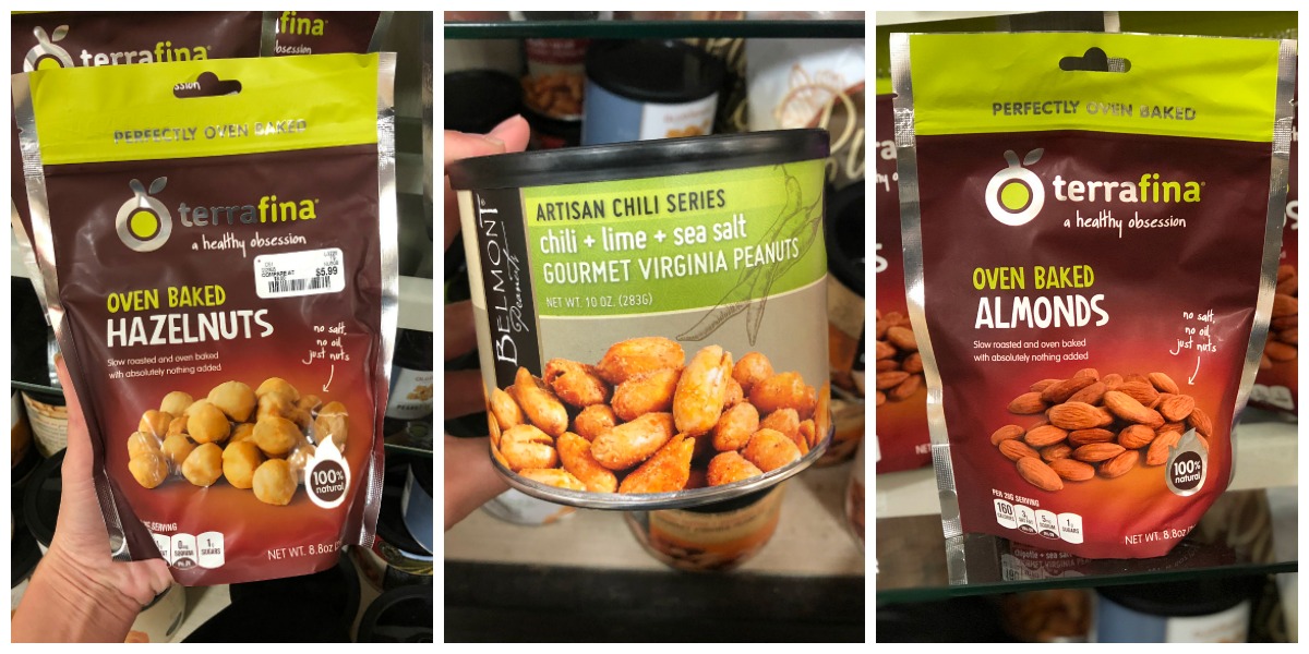 home goods keto foods include these gourmet almonds, peanuts, and hazelnuts