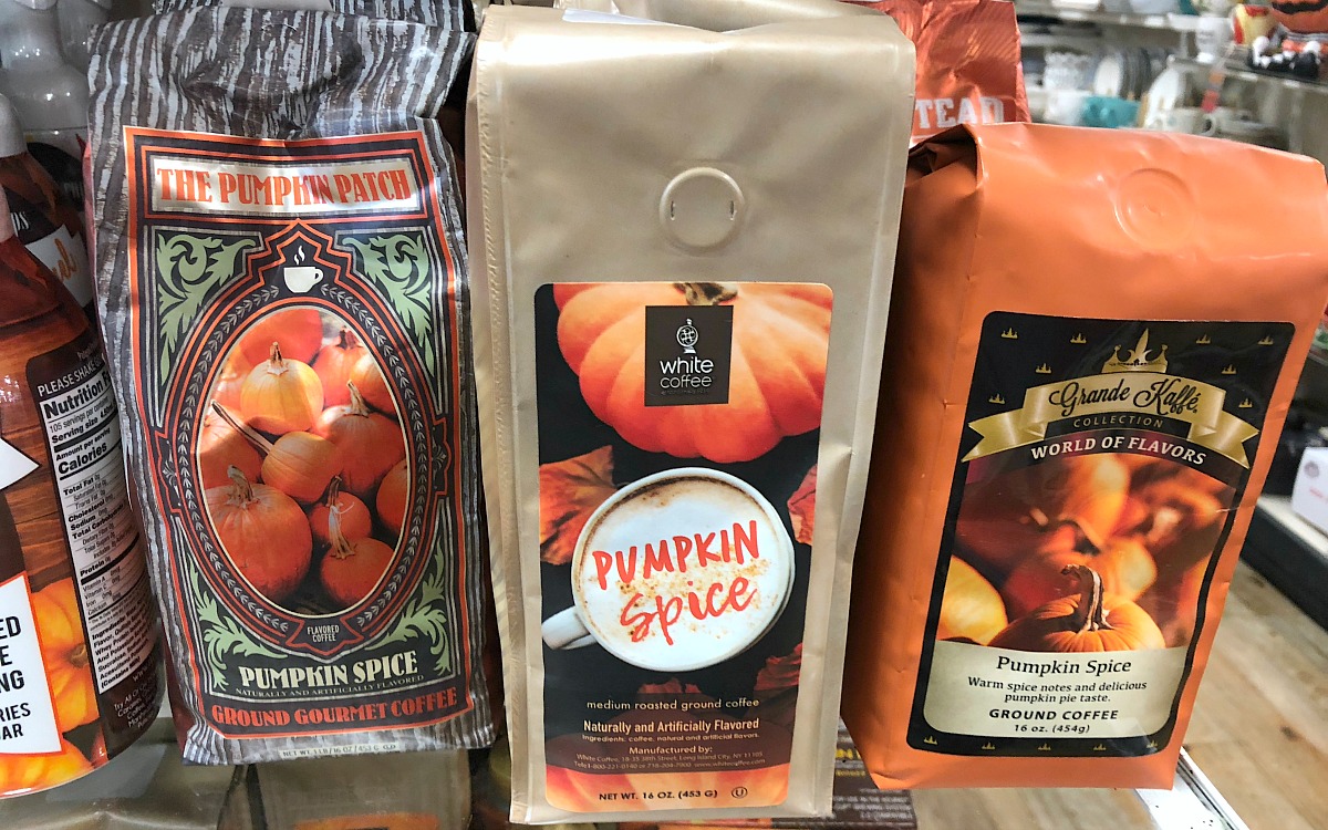 home goods keto foods include these pumpkin flavored coffee beans