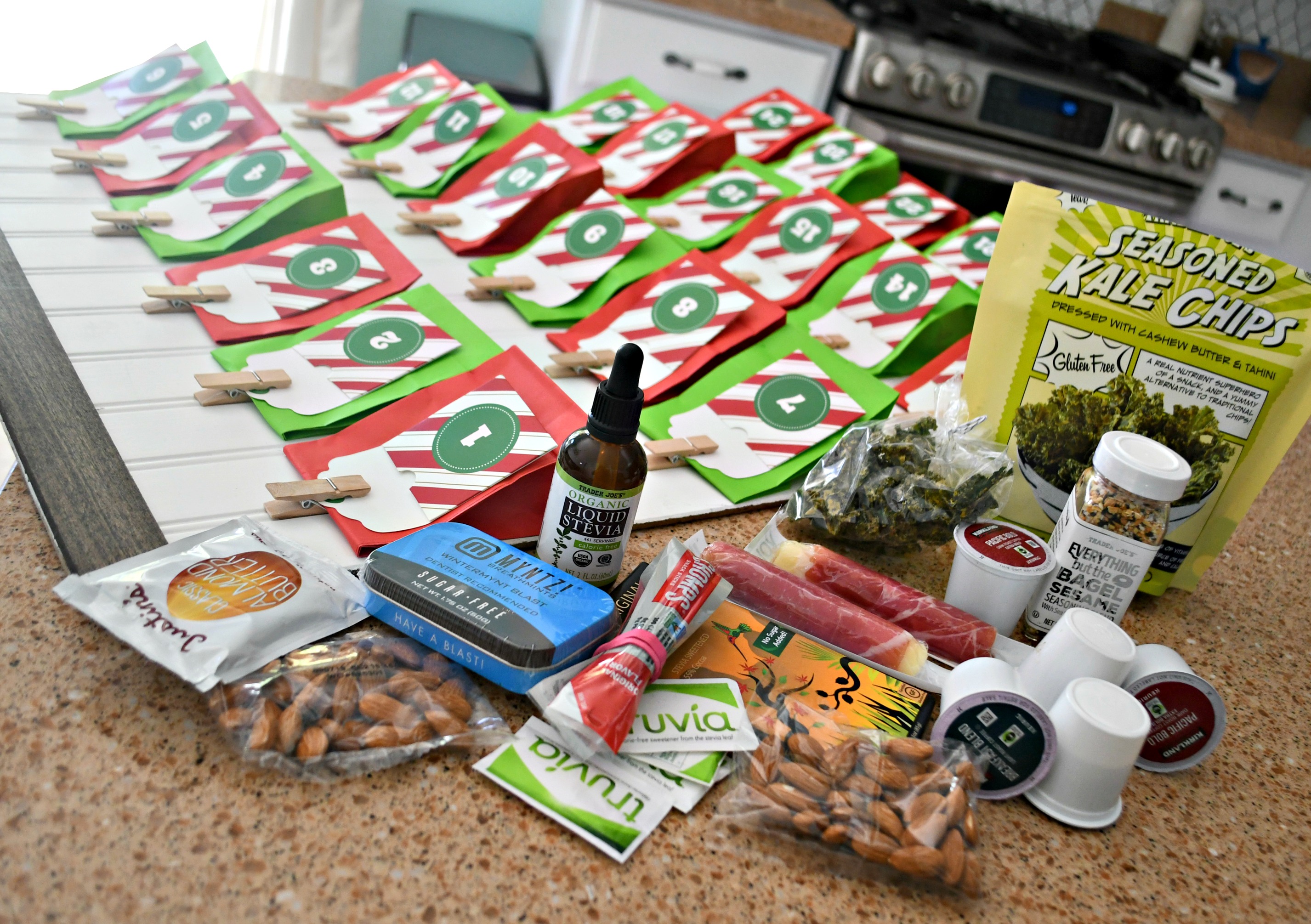 DIY Keto Advent Christmas Calendar – Ingredients to add