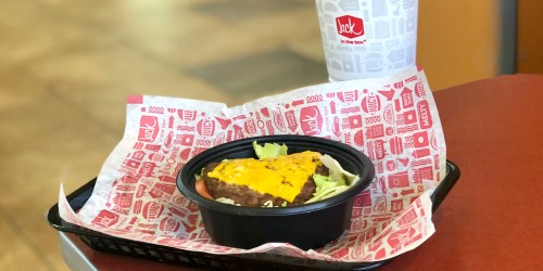 Keto Deal: Get a Free Jumbo Jack Burger with Drink Purchase