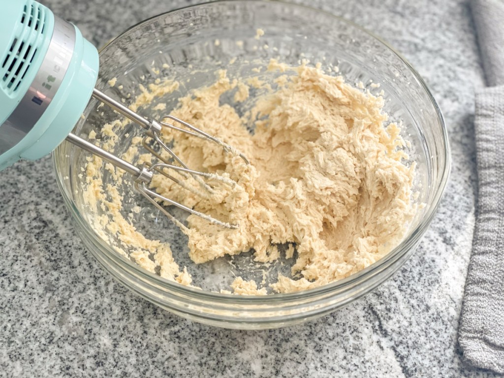 cookie batter in a bowl