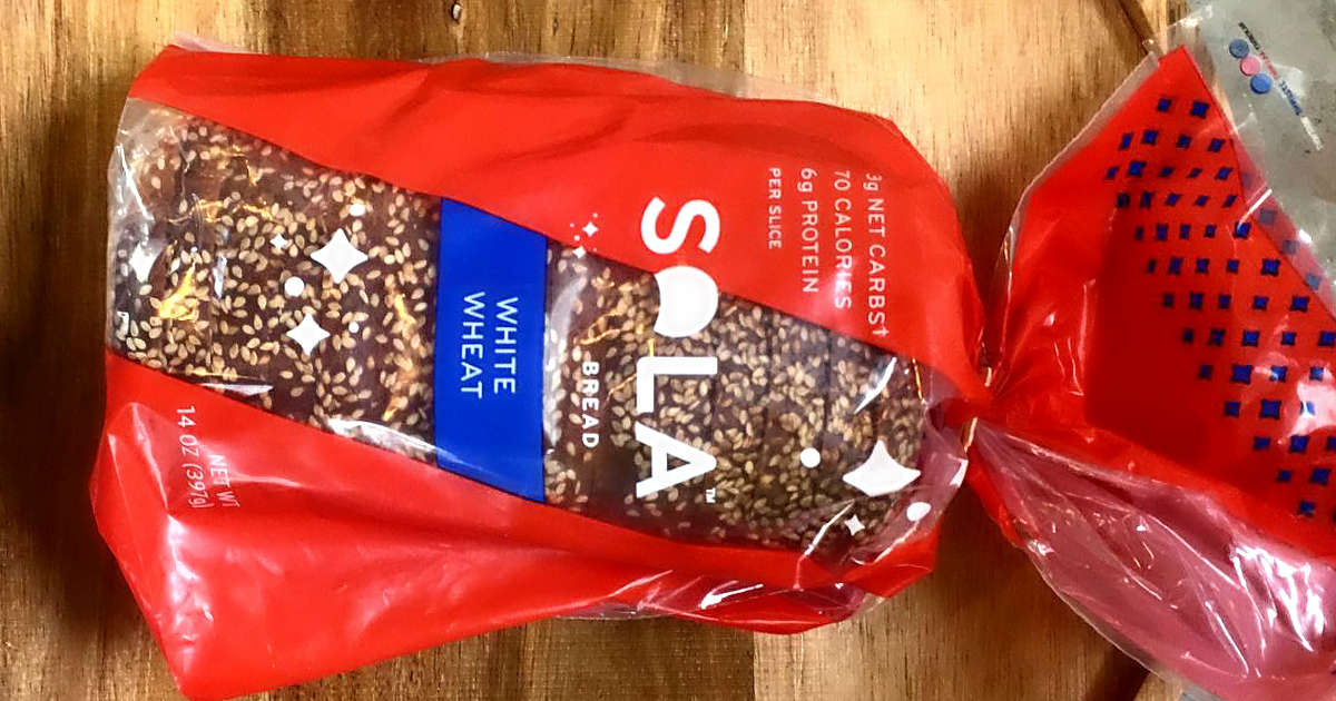 Buy this loaf of SOLA keto bread with a coupon from Hip2keto