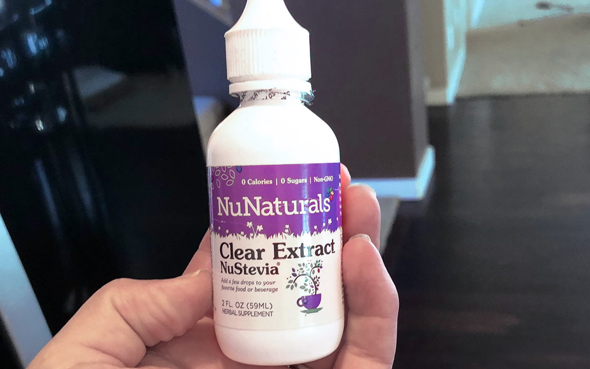 keto stevia sweetener brands — nunaturals clear extract stevia nustevia