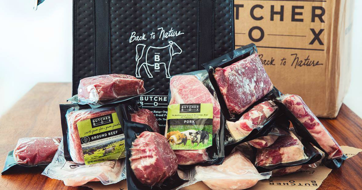 Butcher Box Black Friday 2018 Deal – a box filled with steaks and other meats