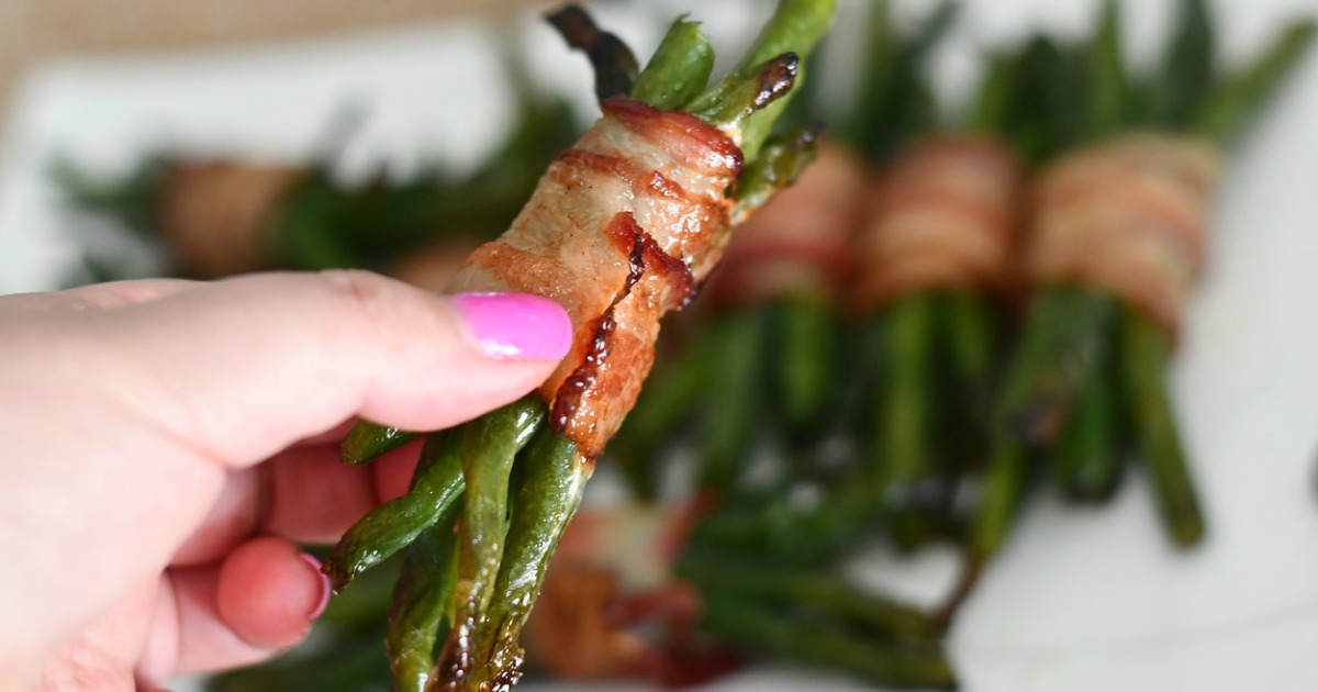 Bacon-Wrapped Green Bean Bundles Bacon-Wrapped Green Bean Bundles