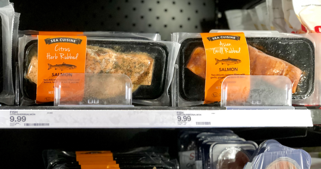 salmon deal target – in the refrigerated case