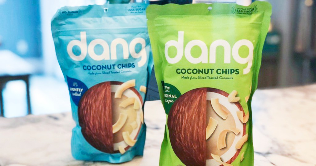 dang coconut chips bags