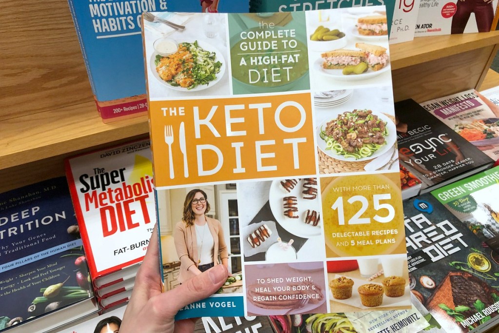 holding the keto diet book