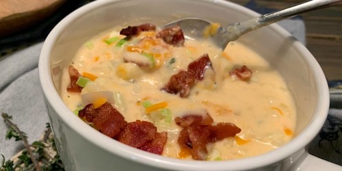 Get Cozy with a Bowl of Creamy Keto Cauliflower Chowder!