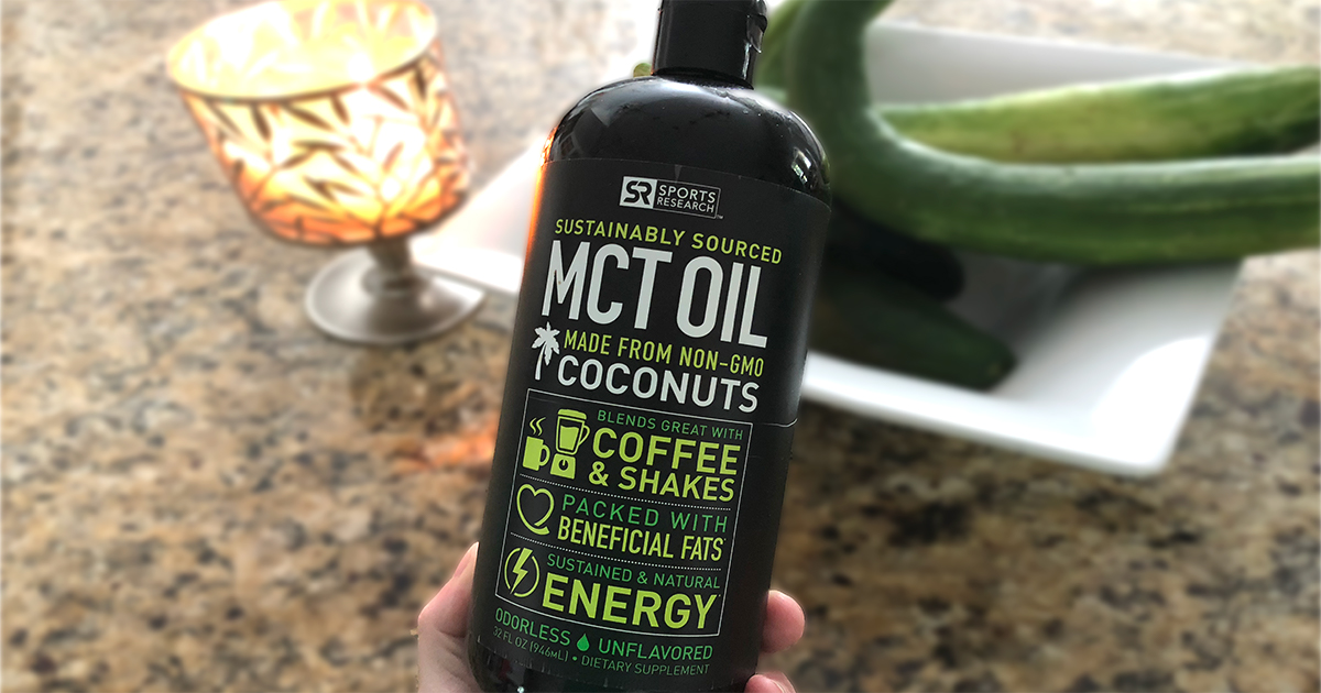 what is mct oil - bottle of sports research mct oil supplement