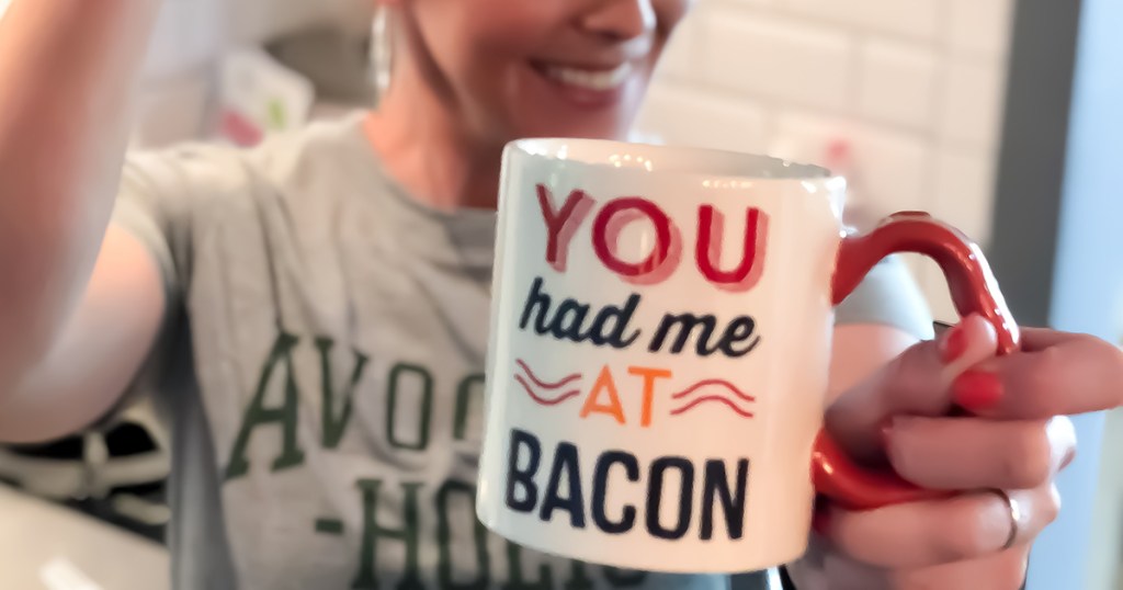 you had me at bacon mug