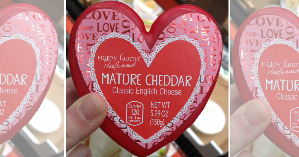 ALDI HeartShaped Cheese is Perfect for Valentine's Day