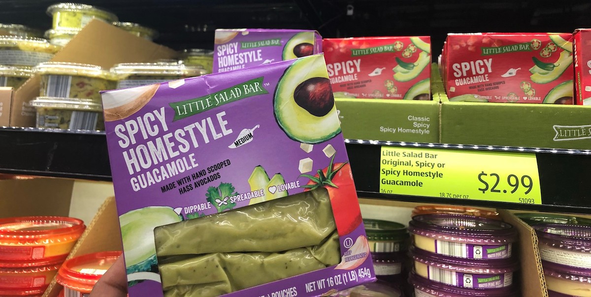 best budget-friendly keto snacks at ALDI – multi pack of guacamole