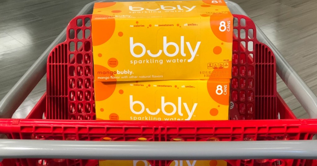 keto target deals - bubly sparkling water