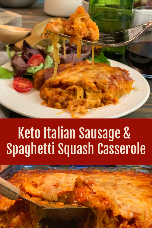 Italian Sausage & Spaghetti Squash Casserole - Must Try Recipe!