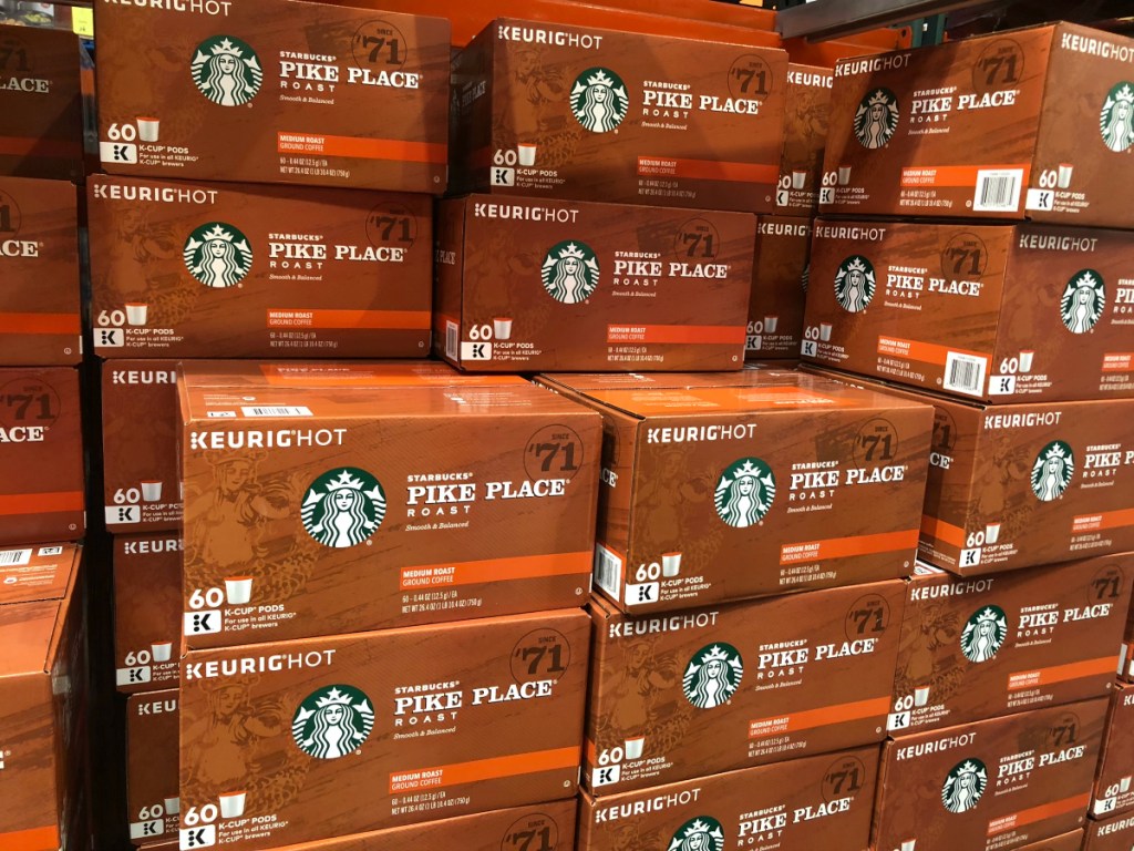 Starbucks K-Cups at Costco