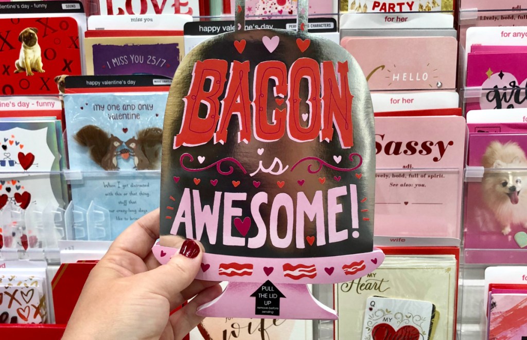 bacon card at Target