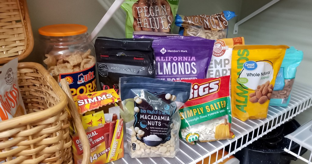 snack inside pantry that are perfect for keto