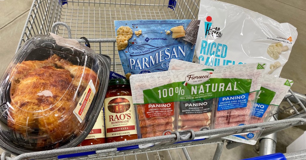 sams club keto finds in shopping cart