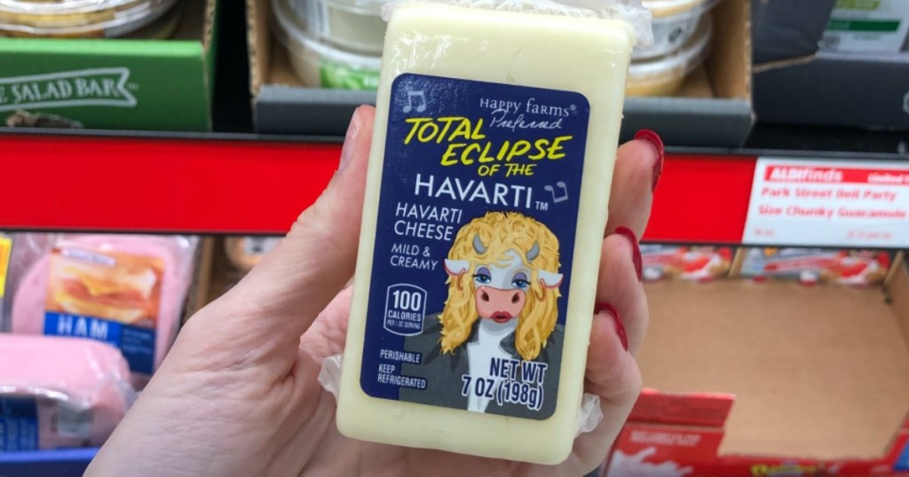 Havarti block cheese at ALDI