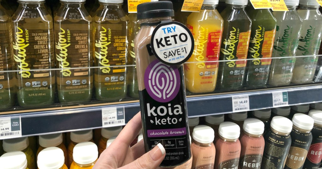 Koia Keto drinks at Whole Foods