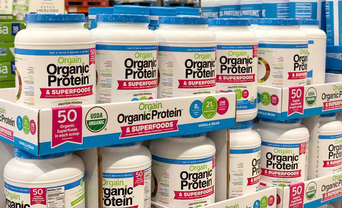 Orgain superfood protein powder Costco