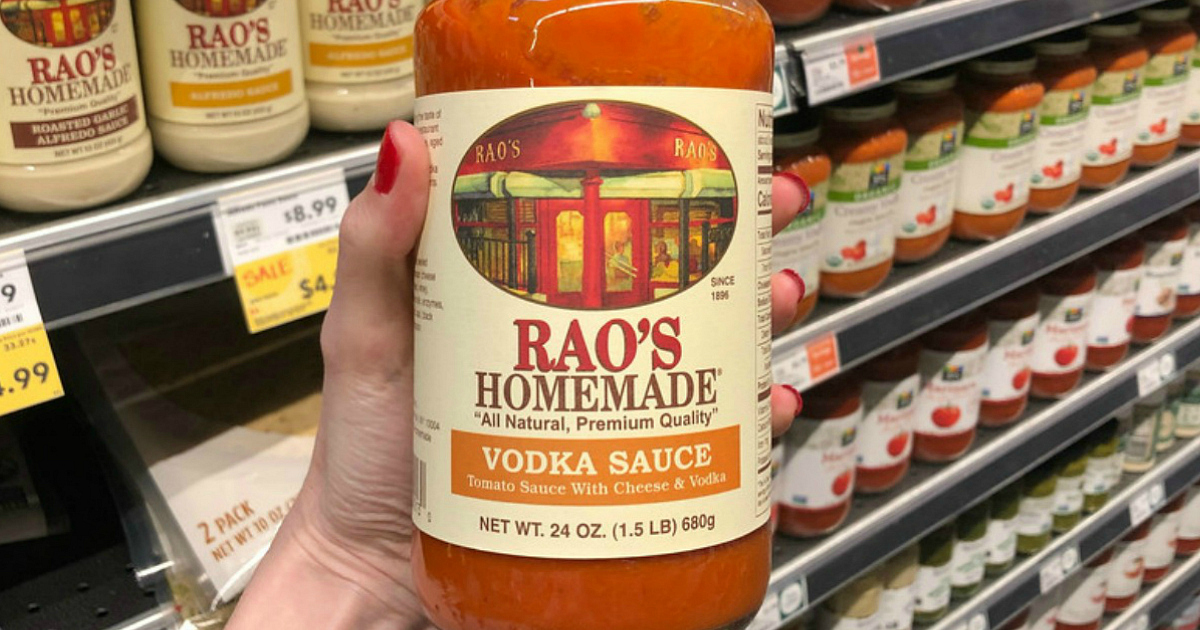 Rao's Homemade Vodka Sauce in a jar