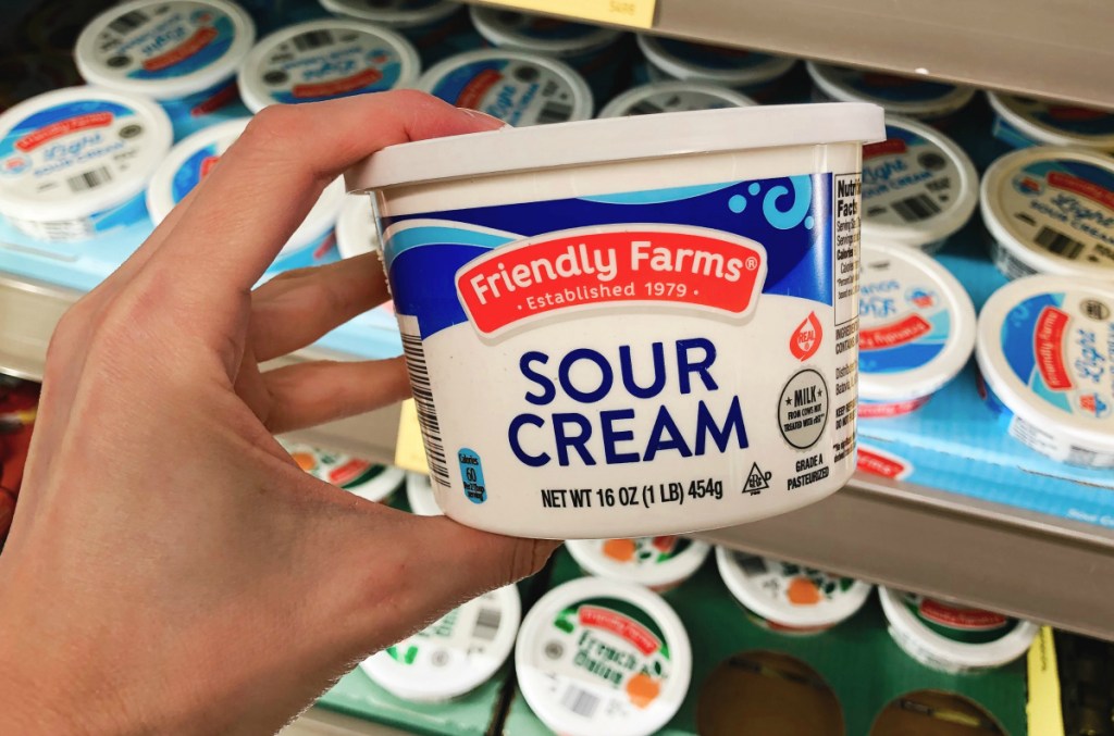 Sour Cream at ALDI - keto foods list