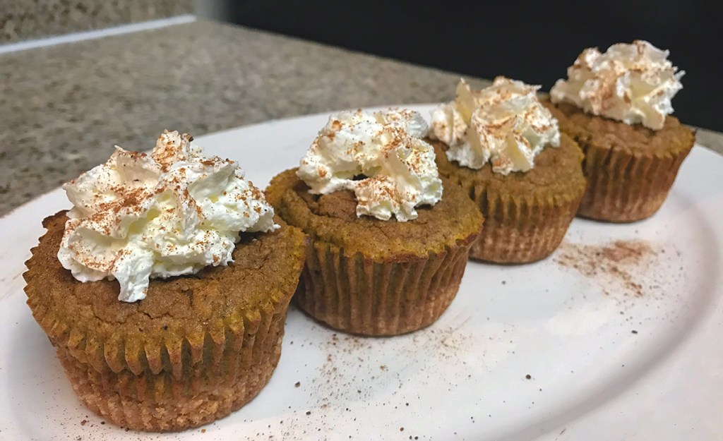 plate of keto-friendly cupcakes