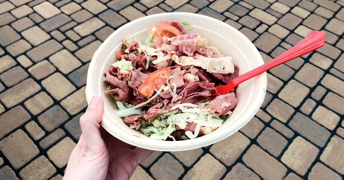 Firehouse Subs keto New York Steamer as a salad
