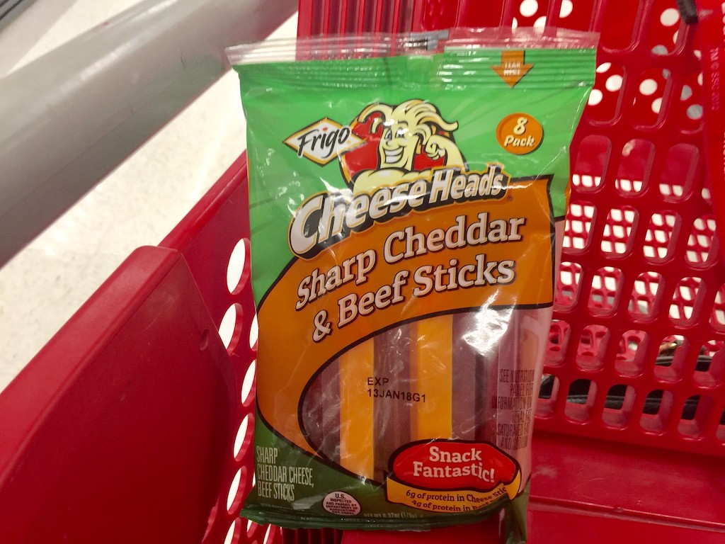 Frigo Cheese Heads sticks at Target