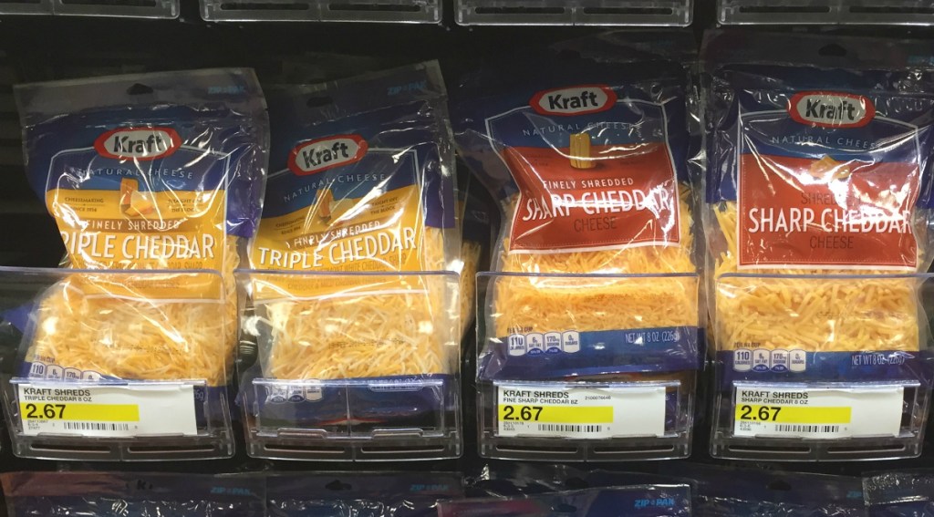 Kraft cheese at Target