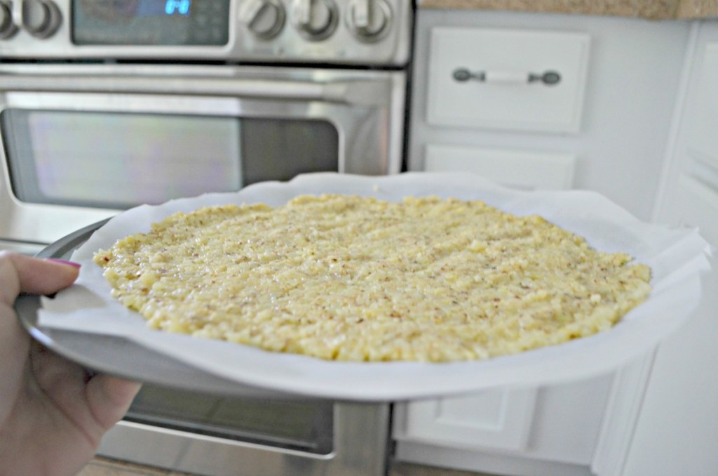 crust ready to go in oven