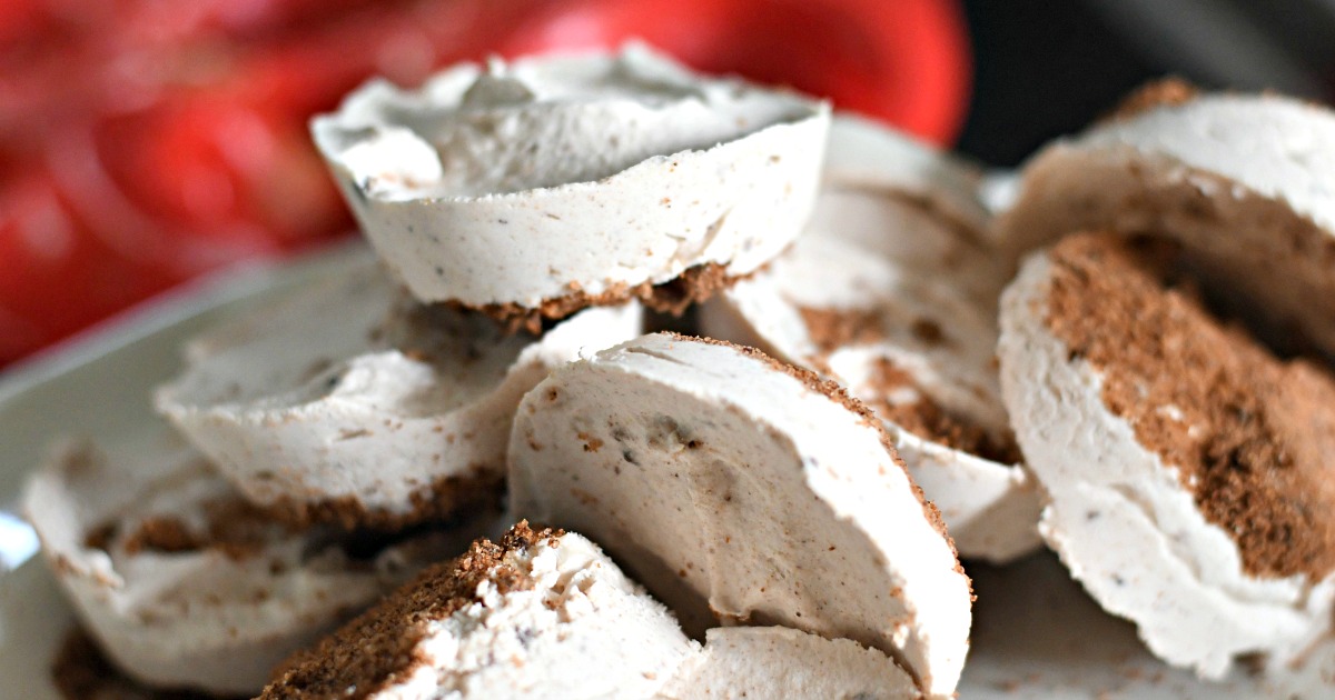 keto cookies and cream fat bombs closeup