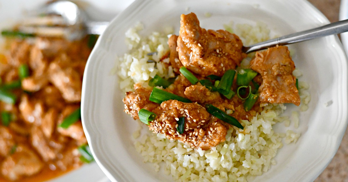 Keto Instant Pot General Tso's Chicken Makes Dinner Easy!