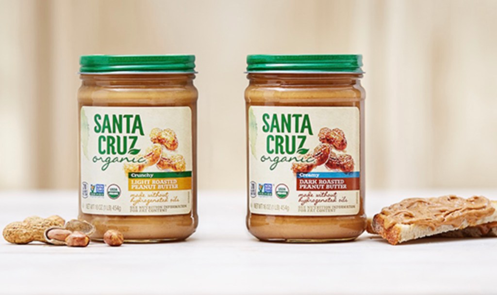 santa cruz organic peanut butter