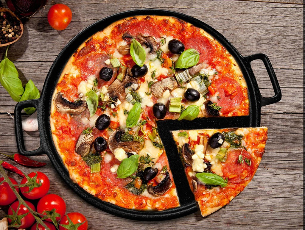 Home Complete Cast Iron Pizza Pan Skillet