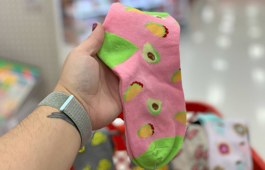Taco socks at Target