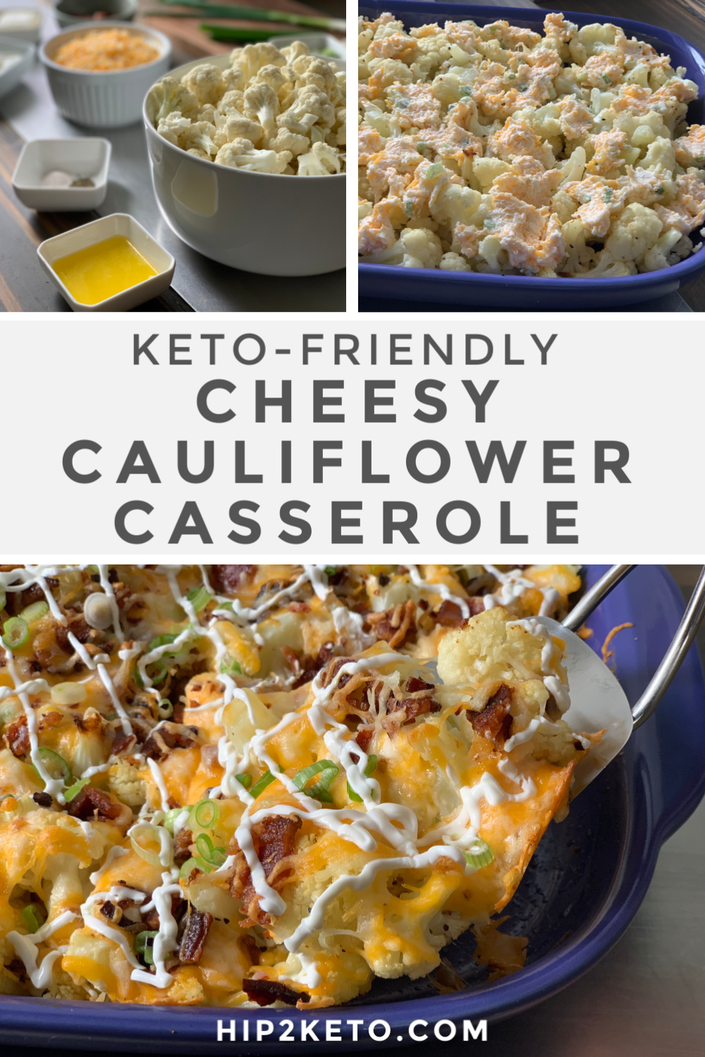 Keto Loaded Cauliflower Casserole—Bye Potatoes!