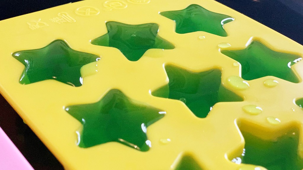 green jello stars