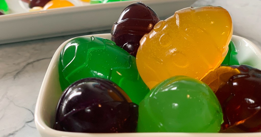 jello jigglers shaped like easter eggs