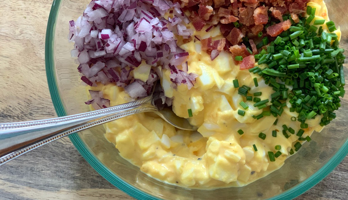 Keto Egg Salad With Bacon and Avocado—Meet Your New BAE!