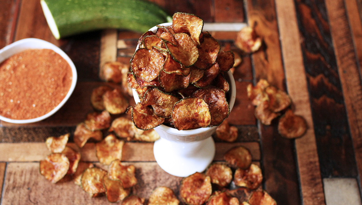 best keto chips recipes — zucchini chips from maria mind body health
