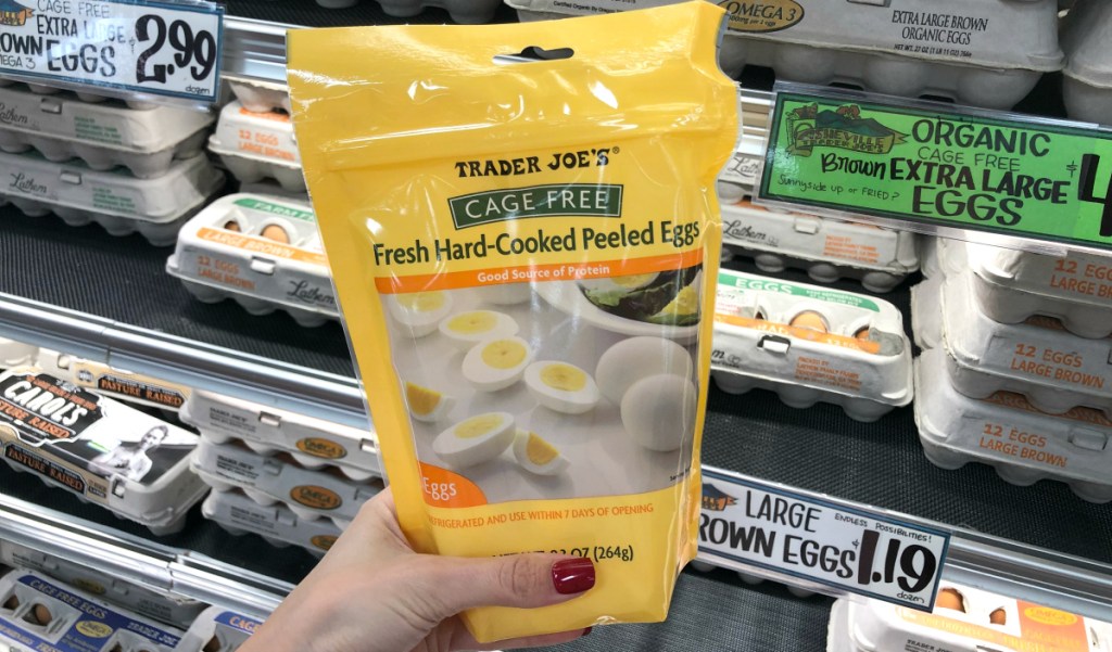 Exploring Trader Joe's: Trader Joe's Cage-Free Fresh Hard-Cooked Peeled Eggs