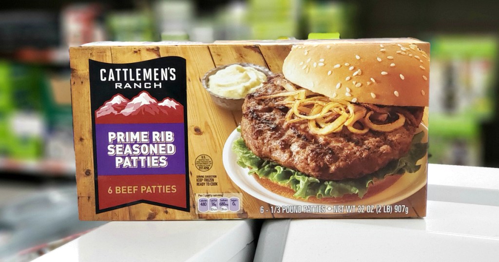 Cattlemen's Ranch patties at ALDI