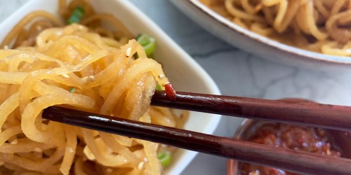 Low-Carb Sesame Noodles | Get to Know the Daikon Radish