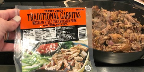 Trader Joe’s Pork Carnitas Make for a Yummy & Easy Weeknight Keto Dinner