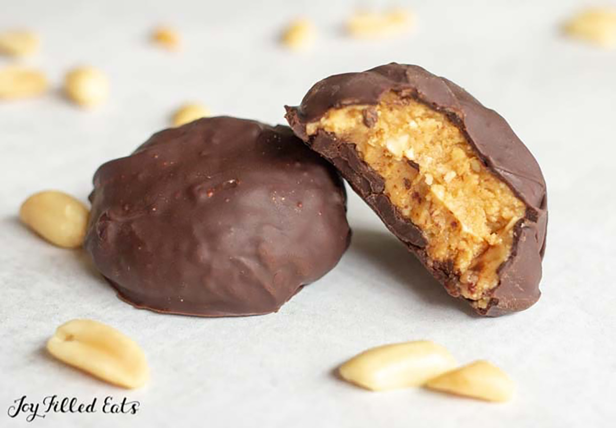 popular keto desserts — peanut butter balls