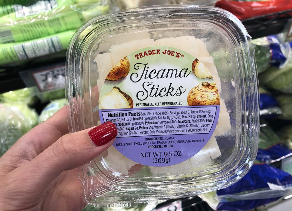 pre cut jicama sticks at trader joe's